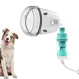 WhaleSing Lying Down Nebulizer Cup and Inhaler Mask for Cats and Small Dogs, Oxygen Mask for Pets (No Nebulizer Device) (M)