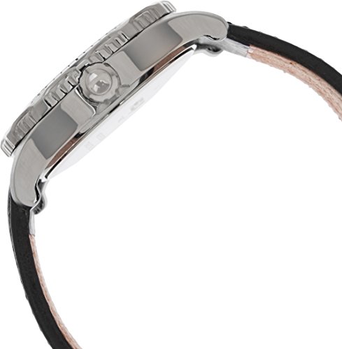 Image of TIMEX Leather Helix Raptor Water Resistant Analog Black Dial Men's Watch - Ti016Hg0000