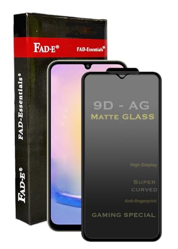 Image of FAD-E Tempered Glass Screen Protector Guard for Samsung Galaxy A25 5G (Matte Transparent)
