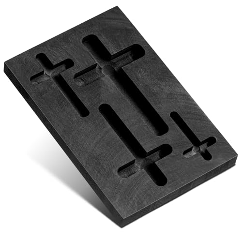 Skyley Cross Graphite Casting Ingot Mold Metal Refining Scrap Melting Casting Mould for Metal (Combination Cross)