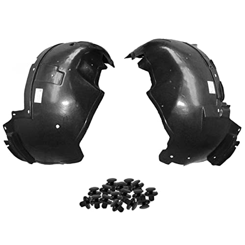 Parts N Go Fender Liner Set w/Clips For 1999-2007 Silverado Sierra Front Driver & Passenger Side Left Right GM1246110 GM1247110 15095669 15132712