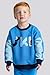 MONICA + ANDY Sporty Sweatsuit, Size 2T, Blue Ski, 100% Organic Toddler Clothes for Boys, Sustainable Super Soft Cotton, Sizes for Kids, Toddler & Infant