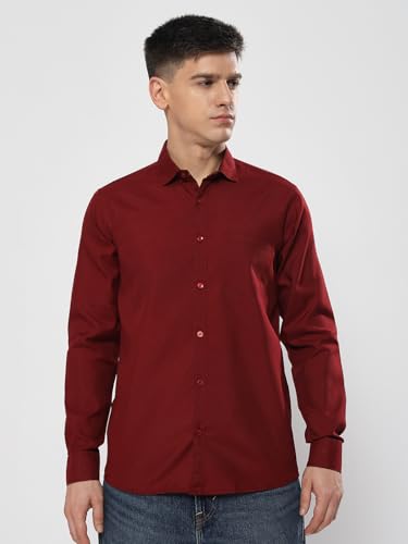 Image of Men's Polycotton Solid Shirt Pack of 3 | Regular Fit Full Sleeve Casual & Formal Wear Shirt Combo for Men | Soft & Durable Shirts