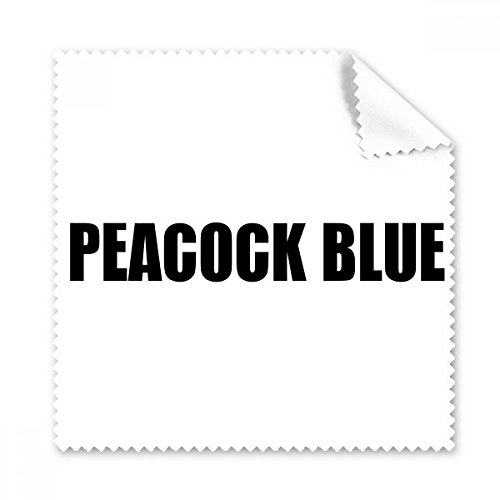 Chiffon de nettoyage paon bleu DIYthinker contre les traces de doigts sur écran et lunettes