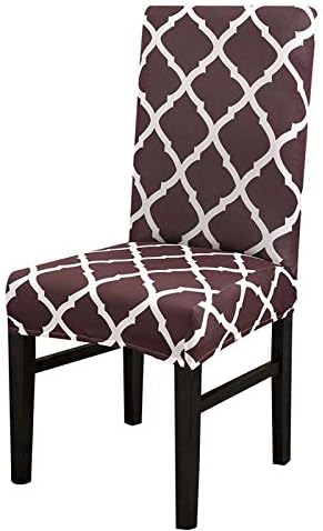 LiveGo Velvet Dining Chair Covers Set of 4, 6 Stretch Removable Washable Dining Chair Slipcover Super Soft Protector for Seat Covers for Wedding Party Dining Room Home Decor (Emerald, Pack of 6)