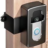 COOLWUFAN Anti-Theft Video Doorbell Door Mount, Video Doorbell Mount, High Quality Steel & Hard Plastic Doorbell Mount for Most Video Doorbells