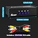Fosmon 4-Way RCA Splitter & AV Switcher, 4 in (Female) 1 Out (Female) Audio Video Stereo Selector Switch Box with RCA Composite AV Patch Cable 2.6FT (1 Set) for HDTV, STB, Game Consoles