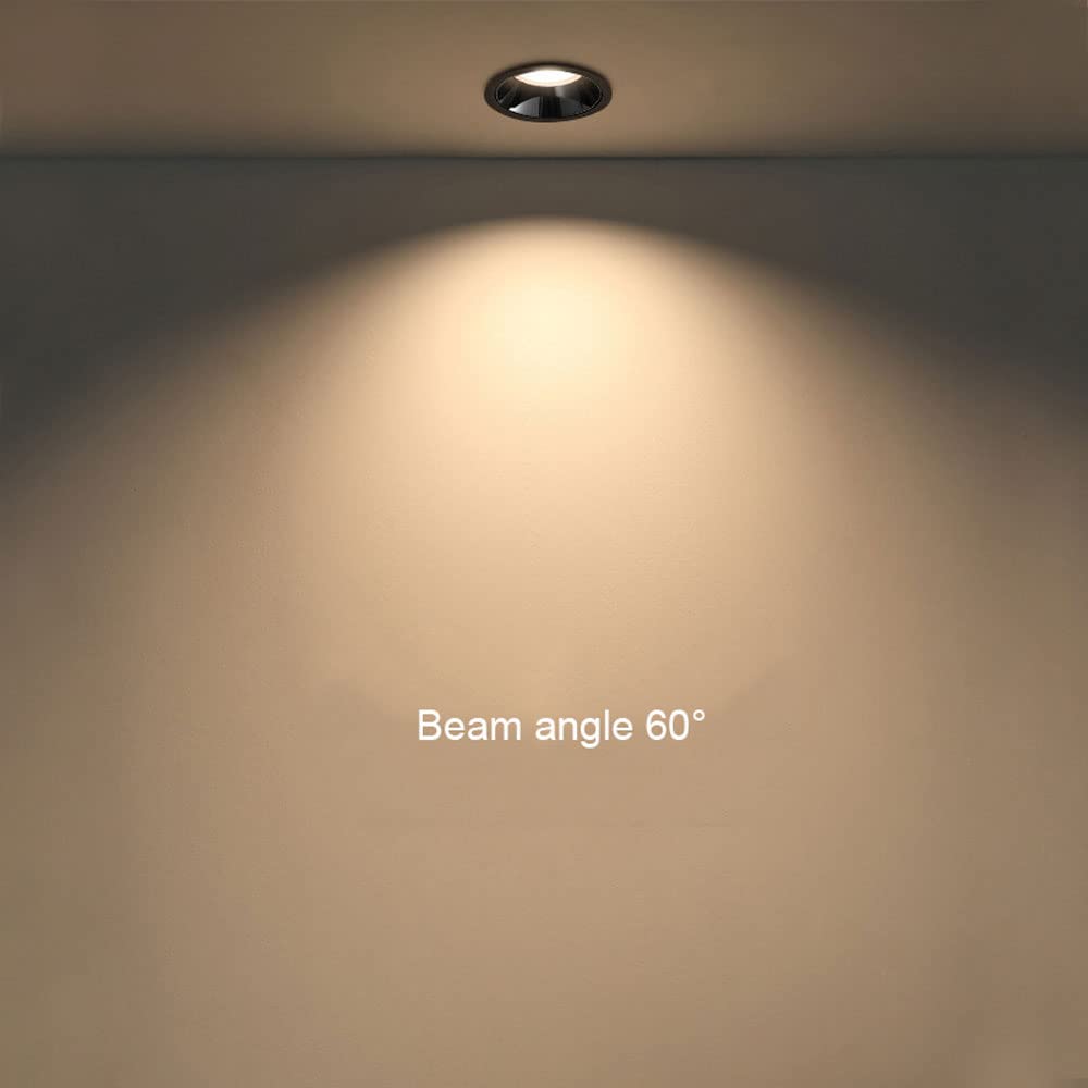 Ultracienkie Downlighty, 6 Sztuk Downlightów Led W Puszkach, Wpuszczana Listwa Maskująca, 5 W/7 W/10 W, Antyodblaskowe, Ultracienkie Downlighty, Modernizacja Downlig,4000k-10W