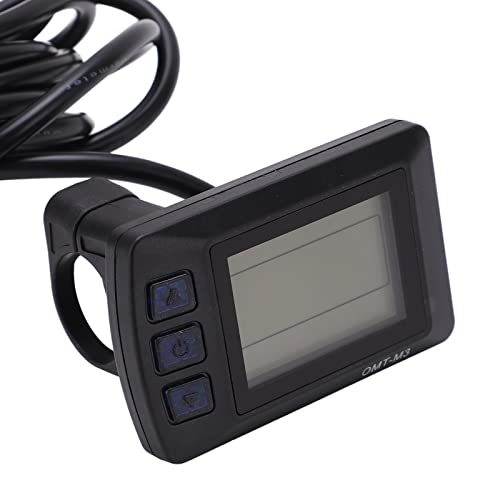 Electric Bicycle LCD Display Meter, 36V 48V OMT‑M36 Display Control Panel Waterproof LCD Display Met