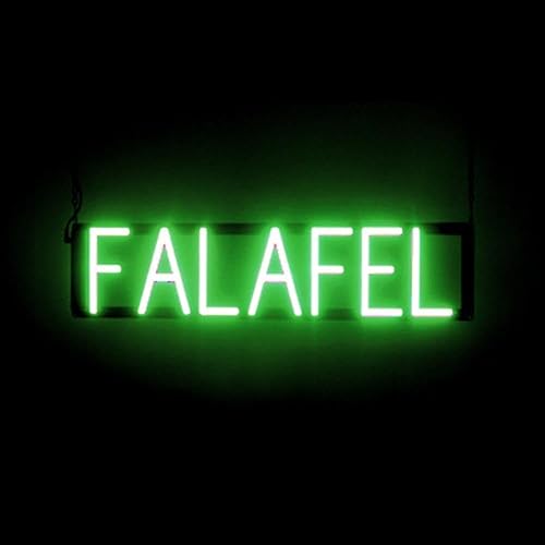 Miniatura 15 de SpellBrite KABOBS Letrero para restaurantes Letreros relacionados con restaurantes con aspecto de neón, luz LED roja 24.1 x 6.3 pulgadas Rojo