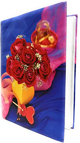 Image of Natraj Series Photo Album with Extra Clear PVC Film 80 Photos (Photo Size Supported: 4x6 Inches, Multicolour) (Degion 5)