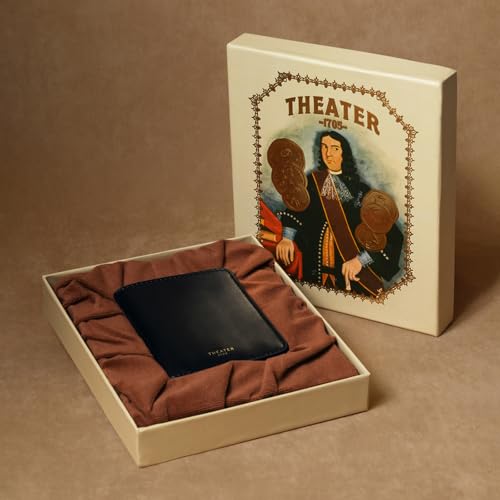 Image of Theater 1705 Men's Wallet | Slim Faux Leather Bi-Fold Wallet for Men with Multiple Card Slots & Cash Compartments | Everyday Minimal Wallet
