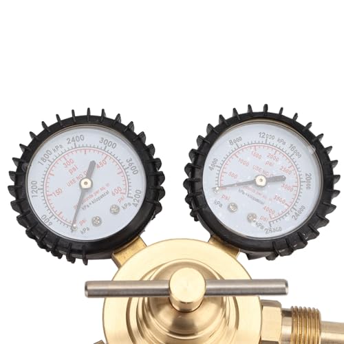 Stickstoff Manometer 0–600/0–4000 Psi Stickstoffregler mit 200cm Schlauch CGA580 Messgerät