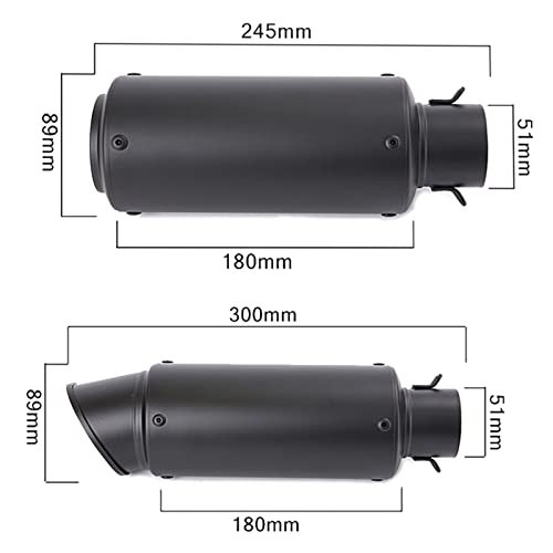 Tubo de escape completo de 51mm que soluciona la falta de sonido y retención en Kawasaki Z650 4
