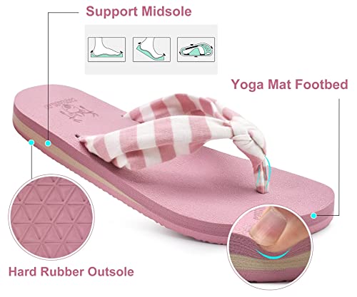 image for KuaiLu Flip Flops Women Arch Support Yoga Mat Comfortable Summer Beach