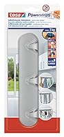 Algopix Similar Product 1 - tesa UK Powerstrips Hook Rack with