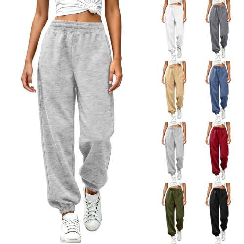 Joggers Pants For Women With Pockets Baggy High Waisted Sweat Pants - image 1