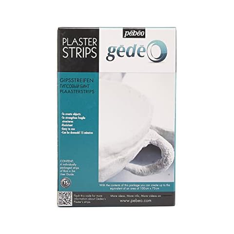 Gedeo Plaster Strips with 4 Strips of 8 x 300cm, White Cover