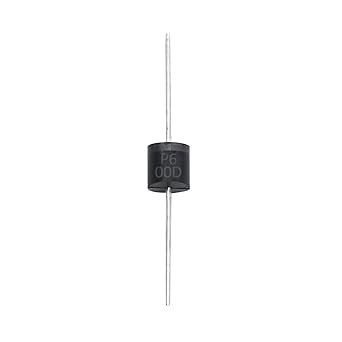 Electronic Spices R-6, P600D 200V General Purpose Rectifiers Diode pack of 5pcs