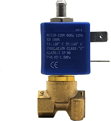 Électrovanne en Laiton 3/2 Voies AC110V NPT 1/8 Haute Résistance pour Vapeur