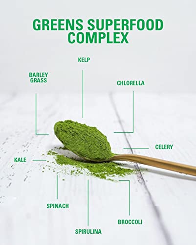 Oxygreens Bundle By Ehplabs - Daily Super Greens Powder, Spirulina Herbal Supplement With Prebiotic Fibre, Alkalizing Antioxidants & Immunity Wellness, 60 Serves (Pineapple & Strawberry Margarita) #TOP5