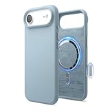 Immagine di elago Cover Magnetica in Silicone Liquido per iPhone Air (6,5'') – Compatibile con MagSafe, Antiurto, Sottile, Finitura Soft-Touch (Blu Cielo)