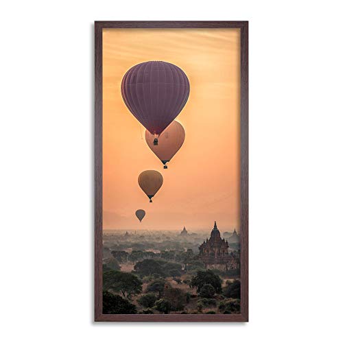 Wee Blue Coo Burma Myanmar Hot Air Balloons Wall Art