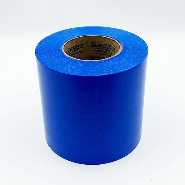 Mr. Shrinkwrap Roll of 6" X 180' Shrink Film Tape - Blue - MSW-706B