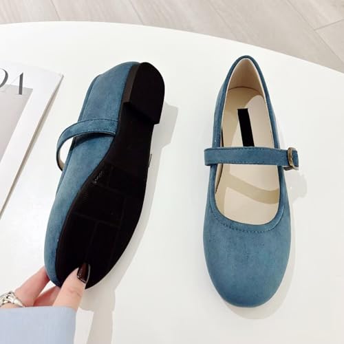 Dear Time Women's Mary Jane Flat Shoes Casual Simple Ballets Comfortable Dressy Office Walking Shoes2