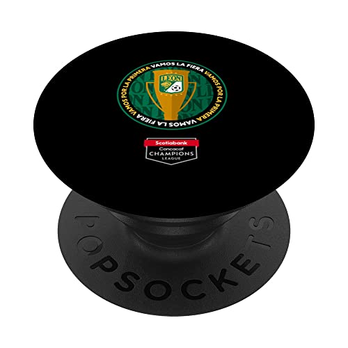 León Concacaf Champions League Finals 2023 PopSockets Swappable PopGrip, Black