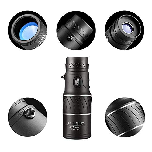 Binoculares Telescopios para adultos 16X52 Alto aumento HD miniatura 2