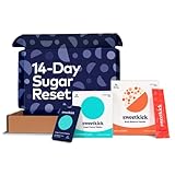 Sweetkick Anti Sugar Craving Supplement & Sugar Cravings Suppressant Pack - 14 Day Sugar Reset - Stop Sugar Cravings & Supress Sugar Cravings with Gymnema Sylvestre - 48 Tablets, 14 Stick Packs
