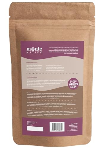 Knoblauch Granulat Monte Nativo (500g) - Aromatisches Knoblauchgranulat - Garlic Powder - Schonend getrocknete und aromatische Gewürze ideal zum Kochen und Würzen - Intesiver Geschmack