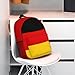 SDFHU German Flag Print Backpack Versatile Adults Bagpack - Waterproof Laptop Backpack Cute Lightweight