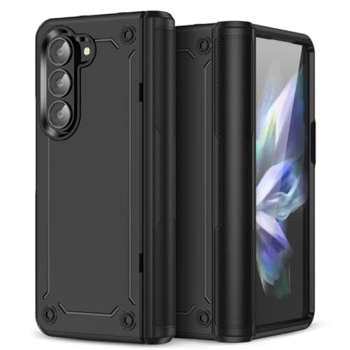 Z Fold 5 étui de sac chic et raffiné housse de transport robuste pour smartphone pliant noir