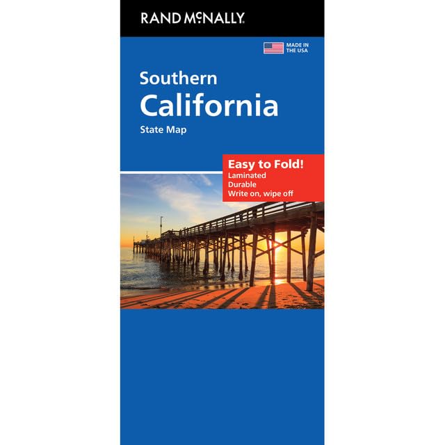 Rand McNally Easy to Fold: California South Laminated Map