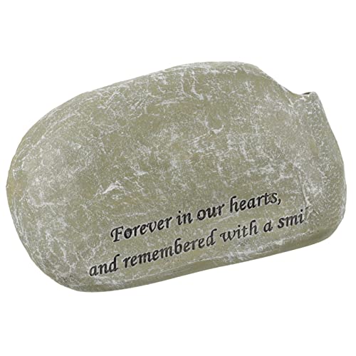 Ipetboom 犬記念石 屋外用ペット墓石 樹脂製 犬猫メモリアルストーン 彫刻入り 記念碑 ガーデン装飾 ペットロス慰霊に