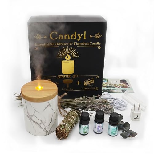 Difusor aromático eléctrico Candyl con baterías recargables miniatura 7