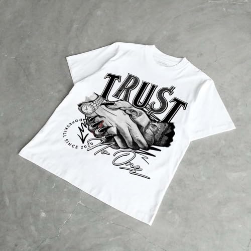 Image of DopeSkill Graphic Tee Streetwear Hip Hop Hypebeast Street Style Unisex T-Shirt Sneaker Colour Matching Shirts Swag Y2K Style