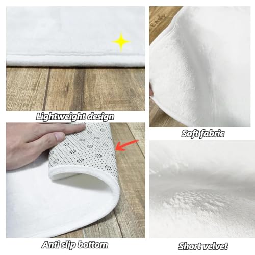 Tapis de cuisine et salon design moderne tableau de bord eau et feu lavable