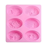 Amplia aplicación: moldes esenciales DIY que se pueden utilizar para hacer hermosos jabones de colores, puedes insertar pequeños accesorios que se adaptan a diferentes estilos, tus propios postres, panecillos, brownies, tortillas, tartas de queso, pudín, jalea, etc.