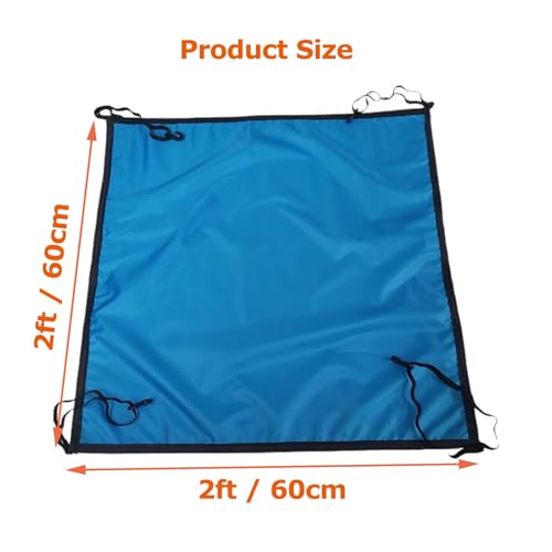 Cubierta superior de tienda de campaña impermeable azul S con lona solar 3