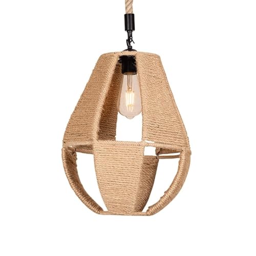 Luminaire suspendue en corde pour une décoration de ferme dans votre salon