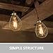 ULTECHNOVO Metal Bulb Guard Lamp Cage, Adjustable Industrial Clamp for Base, Pendant, Farmhouse Light Fixture, Vintage Shades, 2 Pack