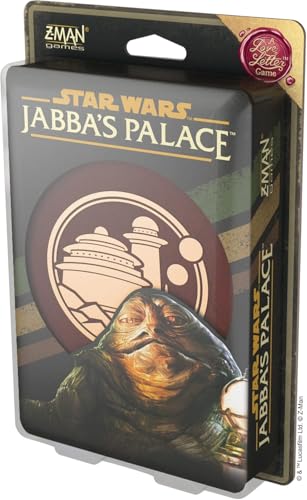 Image of Jabba's Palace A Love Letter Game - Rebel Bravery and Vile Deceit! Strategy Game for Kids and Adults Set in The Star Wars Universe, Ages 10+, 2-6 Players, 20 Minute Playtime, Made by Z-Man Games