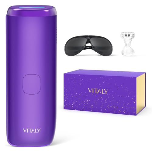 VITALY IPL Geräte Haarentfernung für Gesicht und Körper zu Hause, IPL Geräte Haarentfernung Laser mit Gefrierfunktion, Schmerzfreie langanhaltende Ergebnisse für Achseln, Beine, Bikini, Körper VITALY IPL Geräte Haarentfernung für Gesicht und Körper zu Hause, IPL Geräte Haarentfernung Laser mit Gefrierfunktion, Schmerzfreie langanhaltende Ergebnisse für Achseln, Beine, Bikini, Körper