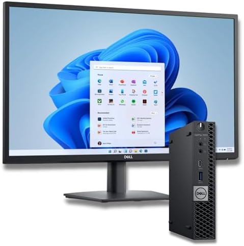 Dell OptiPlex 7070 Micro PC Bundle - Monitor Full HD de 27 pulgad...