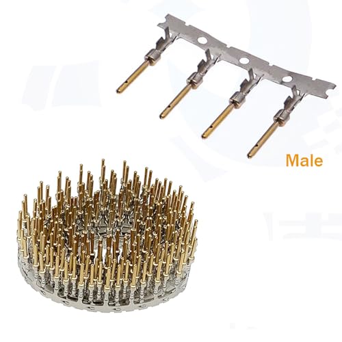 200 pzas pines macho D-Sub chapados en oro 2 mm miniatura 2