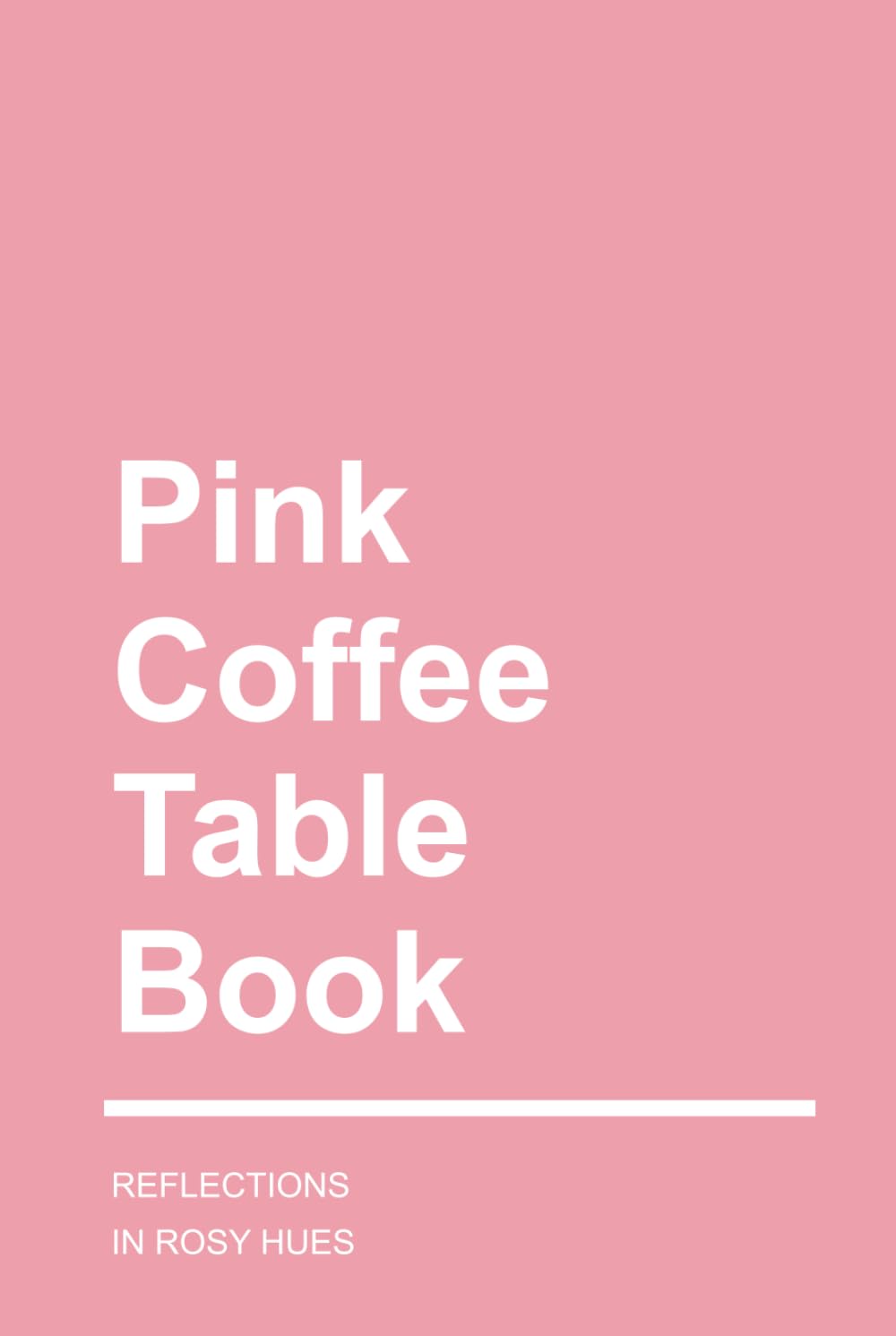 Pink Coffee Table Book livre deco rose tendance design interieur