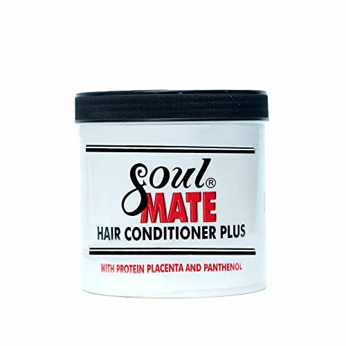 SOUL MATE Conditioner Plus for Hair Growth|Fertilizer With Protein Placenta 22.9oz | Braid Cream, Anti dandruff Scalp Treatment with Vitamin E & Castor Oil for Natural, Dry, Itchy Hair